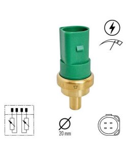 Sensor de Temperatura Bora Fox CrossFox SpaceFox Gol Golf Kombi New Beetle Parati Passat Polo Classic 94/14 (1.8/2.0)  (1.0 / 2.0 8V) (1.0 16V) (1.8 20V / 2.0 8V) (1.0 8V / 1.0 16V) (G3/G4)