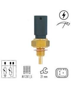 Sensor de Temperatura Captur Clio Logan Sandero Duster Kangoo Megane Oroch Scenic Symbol Twingo 96/21 (1.0 8V/2.0 8V) 1.0 16V/2.0 16V) 206 01/05 (1.0 16V) March 11/14 (1.0 16V)