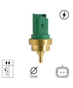 Sensor de Temperatura Aircross Berlingo C3 C3 Picasso C4 C4 Lounge DS3 DS4 Xsara Picasso 05/19 (1.6 16V) 05/21 (1.6 16V FLEX/GASOLINA) 206 207 208 307 308 408 Hoggar Partner 04/20 (1.6 16V)