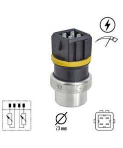 Sensor de Temperatura Gol 97/02 Parati 97/02 (1.0 8v/16v) Golf 94/98 (1.8) Passat 94/97 (2.0)