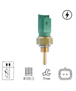 Sensor de Temperatura Brava Doblo Palio Siena Marea (1.3 16v / 1.6 16v) Palio Siena Doblo Strada Stilo 03/07 (1.8)