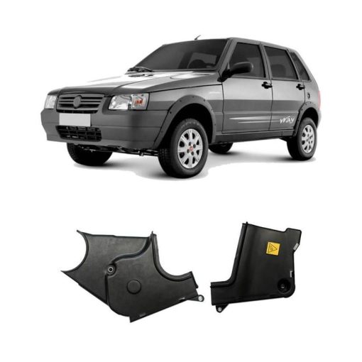 Kit Capa Proteção Correia Uno 02/08 (1.0 8v Fire)