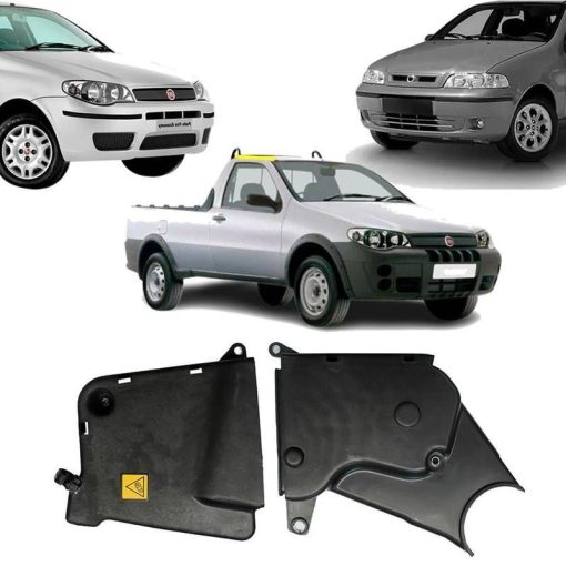 Kit Capa Proteção Correia Palio Siena Strada 06/09 (1.4 8v) Palio Siena Strada (1.3 8v)