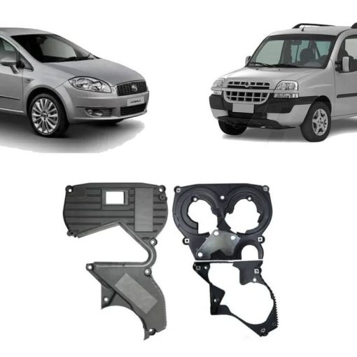 Kit Capa Proteção Correia Doblo 02/03 (1.6 16v) Linea (1.9 16v)