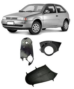 Kit Capa Proteção Correia Dentada Gol 97/02 (1.0 8V AT)