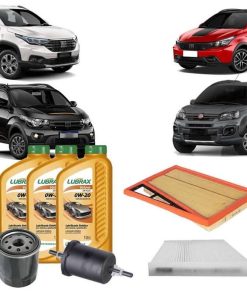 Kit Troca de Óleo e Filtros Argo Cronos Mobi Uno (1.0 6v FireFly)