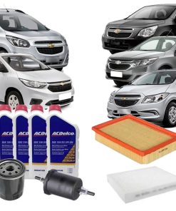 Kit Troca de Óleo e Filtros Cobalt Spin (1.4/1.8) Onix Prisma (1.0/1.4)