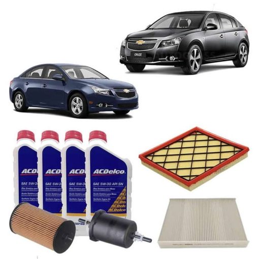 Kit Troca de Óleo e Filtros Cruze (1.8 16v)