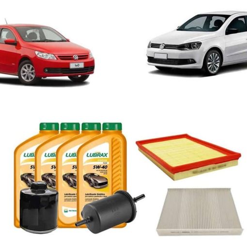 Kit Troca de Óleo e Filtros Gol Voyage (1.0 8v) (G5/G6)