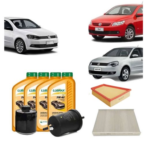 Kit Troca de Óleo e Filtros Gol Voyage Saveiro (G5/G6) Polo 07/16 (1.6 8v)