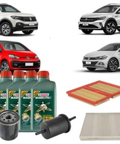 Kit Troca de Óleo e Filtros Golf Nivus Polo TCross Up (1.0 12v TSI)