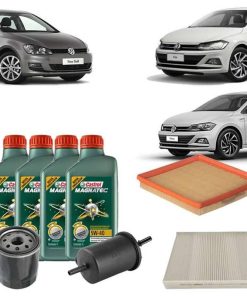 Kit Troca de Óleo e Filtros Golf Polo Virtus (1.6 16v MSI)
