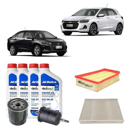 Kit Troca de Óleo e Filtros Onix (1.0 12v Aspirado)