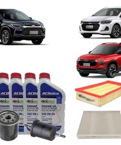 Kit Troca de Óleo e Filtros Onix Tracker Montana (1.0 12v Turbo / 1.2 12v)