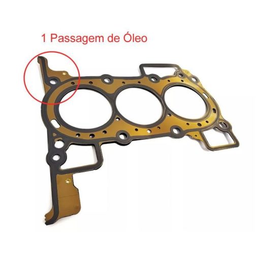 Junta do Cabeçote Kwid 17/25 (1.0 12v) (Chapa) - Imagem 2