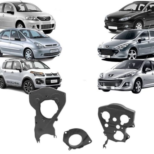 Kit Capa Proteção Correia Peugeot 206 207 307 Hoggar AirCross C3 C4 Xsara Picasso (1.6 16v)