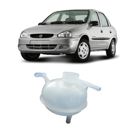 Reservatório de Água Radiador Corsa Classic 06/08 (1.0) (2 Saídas)