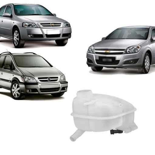 Reservatório de Água Radiador Astra (2.0 16V) Vectra (2.4 16V) Zafira (2.0) (3 Saídas) (Com Sensor)