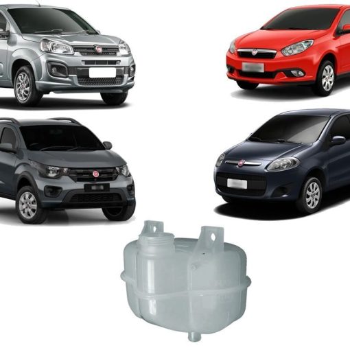 Reservatório de Água Radiador Grand Siena Novo Palio Mobi Uno Fiorino (1.0/1.4 Evo)