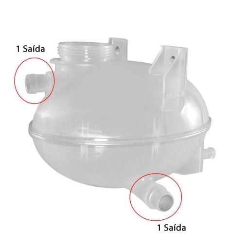 Rservatório de Água Radiador Argo Mobi Novo Uno (1.0 6v) (3 Cilindros) - Imagem 3