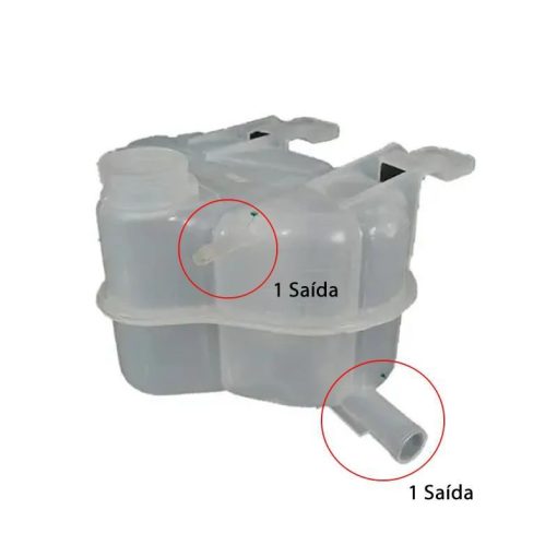 Reservatóio de Água Radiador Linea (1.9 16v) Punto (1.8 8v) - Imagem 3