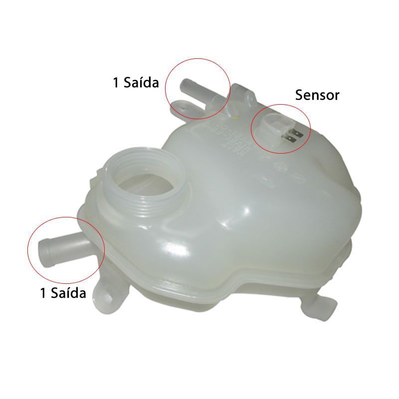 Reservatório de Água Radiador Kadett Ipanema (Com Sensor) - Imagem 3