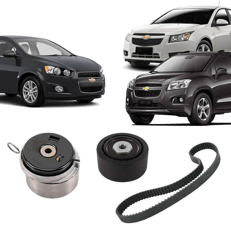 Kit Correia Dentada Cruze Tracker (1.8 16v) Sonic (1.6 16v)