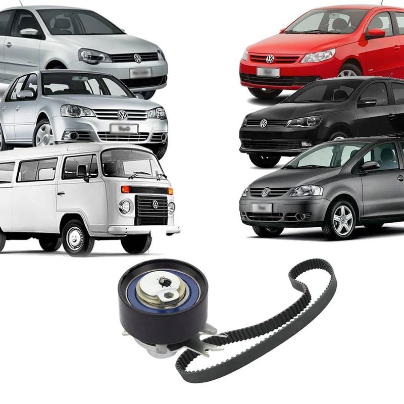 Kit Correia Dentada Gol Voyage Fox Saveiro Polo (1.0 8v / 1.6 8v MI / EA111) Kombi (1.4)