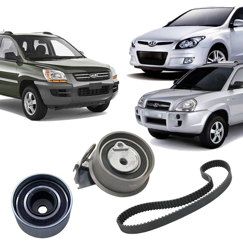 Kit Correia + Bomba Dágua Sportage 04/10 I30 Tucson (2.0 16v)