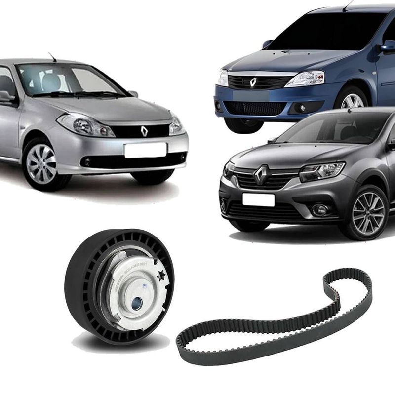 Kit Correia Dentada Logan Sandero 10/16 Symbol (1.6 8v)