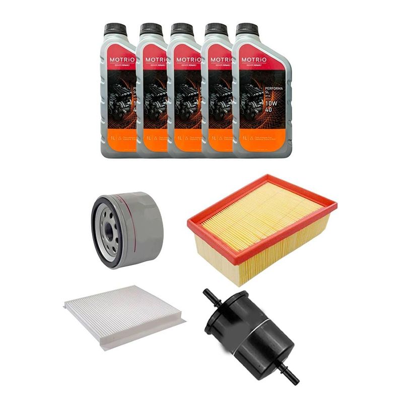 Kit Troca de Óleo e Filtros Logan Sandero Duster 1.6 16v - Imagem 2