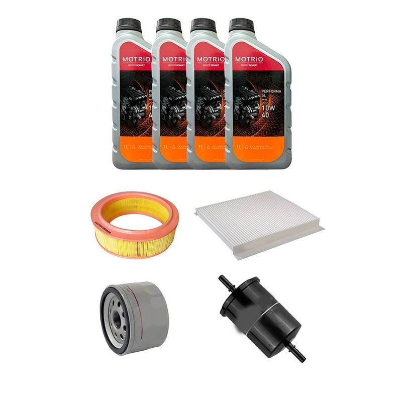 Kit Troca de Óleo e Filtros Logan Sandero (1.6 8v) - Imagem 2