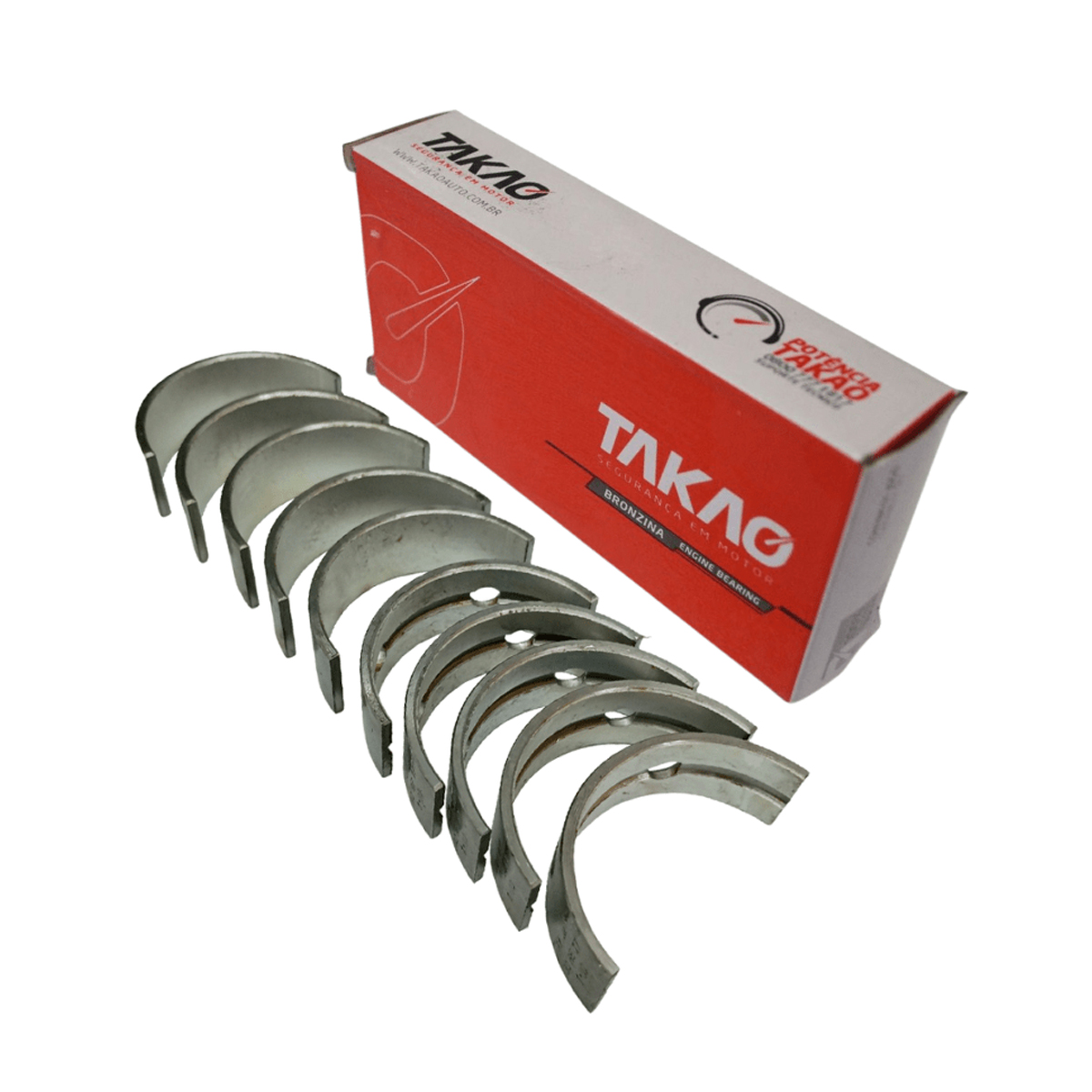 Bronzina Fixo Logan Sandero Clio Kangoo Megane Duster Fluence Livina 00/23 1.6 8V/16V K4M/K7M - Imagem 2