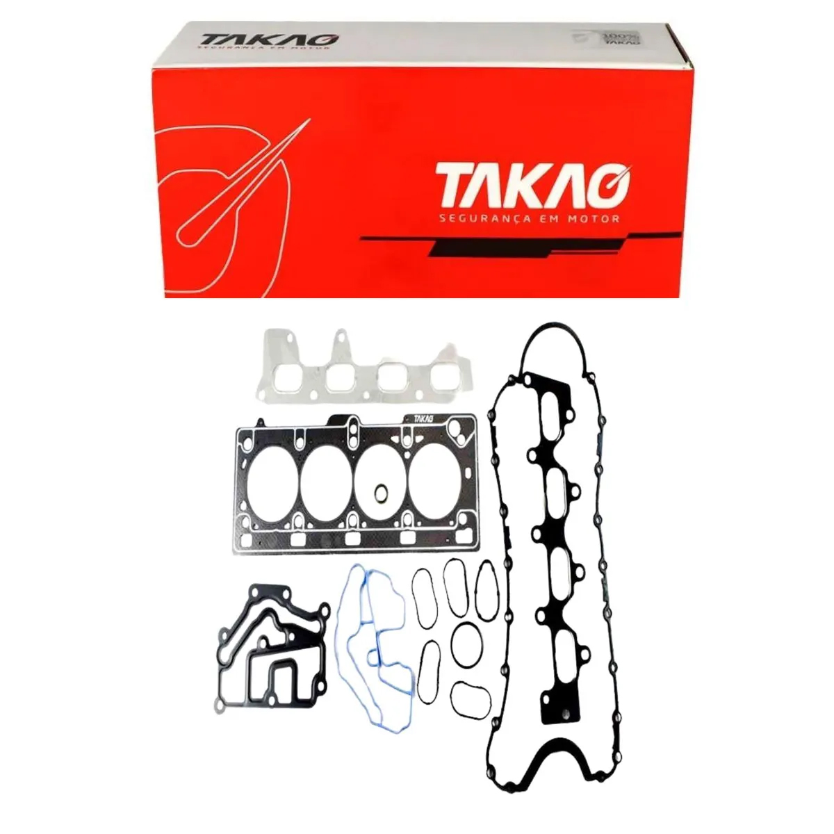 Junta Motor Completa S/ Retentor Logan Sandero Clio Kangoo Duster Megane Fluence Sandero Livina March 1.6 16V K4M - Imagem 2