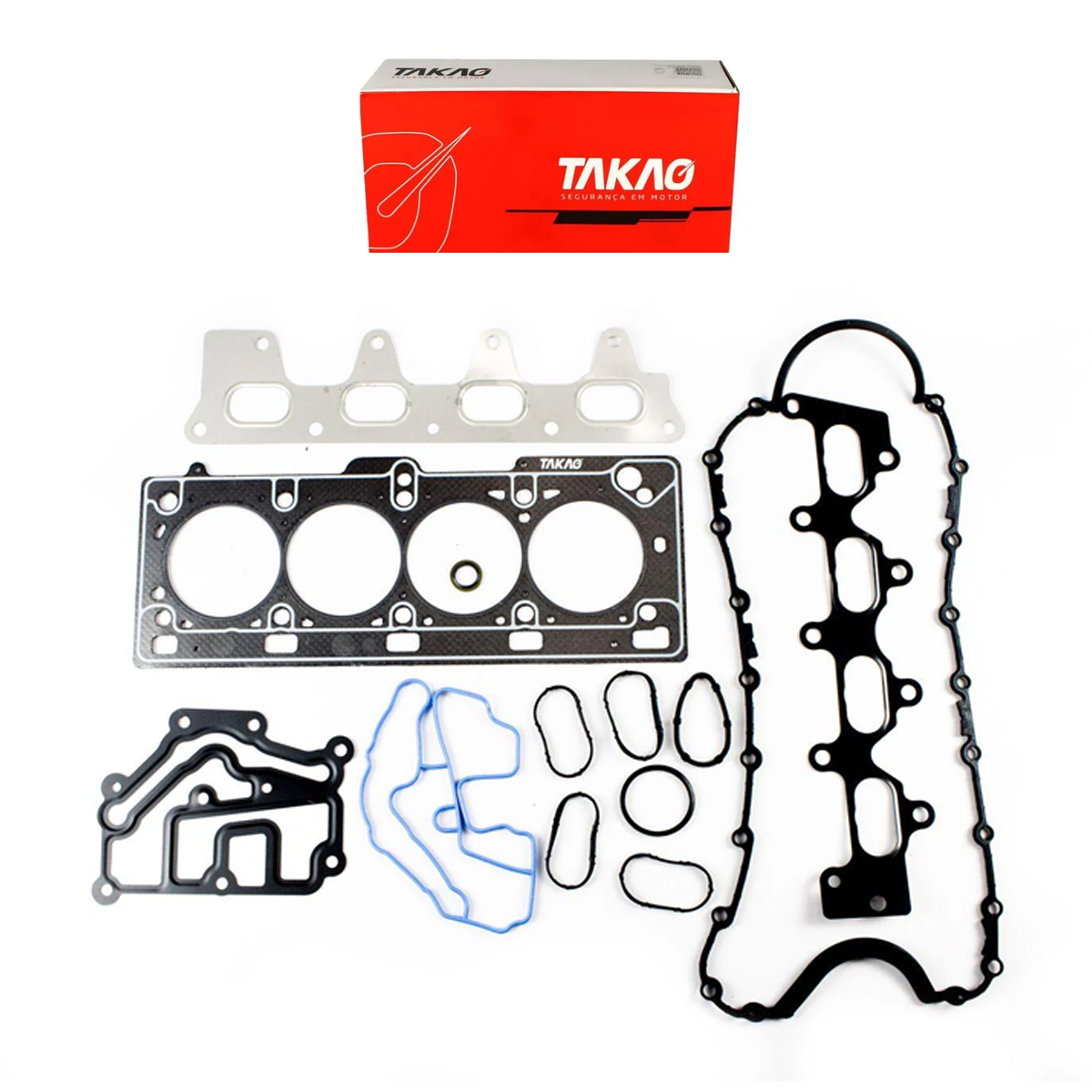 Junta Motor Completa S/ Retentor Logan Sandero Clio Kangoo Duster Megane Fluence Sandero Livina March 1.6 16V K4M - Imagem 3