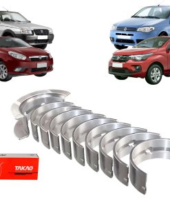 Jogo Bronzina Mancal Fixo Palio Siena Uno Strada Fiorino Mobi Punto Fire Evo 8v